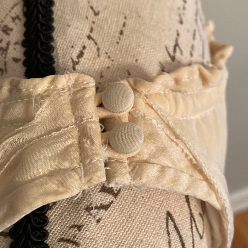 WHBM Silk Button Ruffle Tank Top - Picture 5 of 10